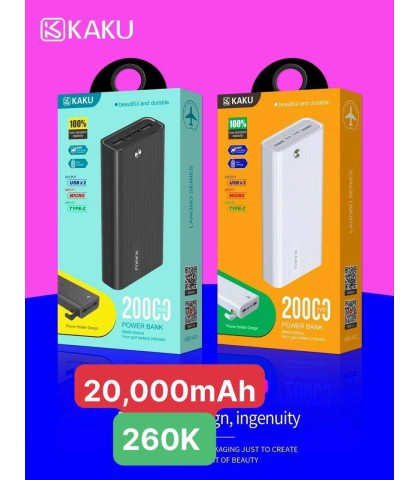 PIN DỰ PHÒNG KAKUSIGA KSC-412 20.000mAh